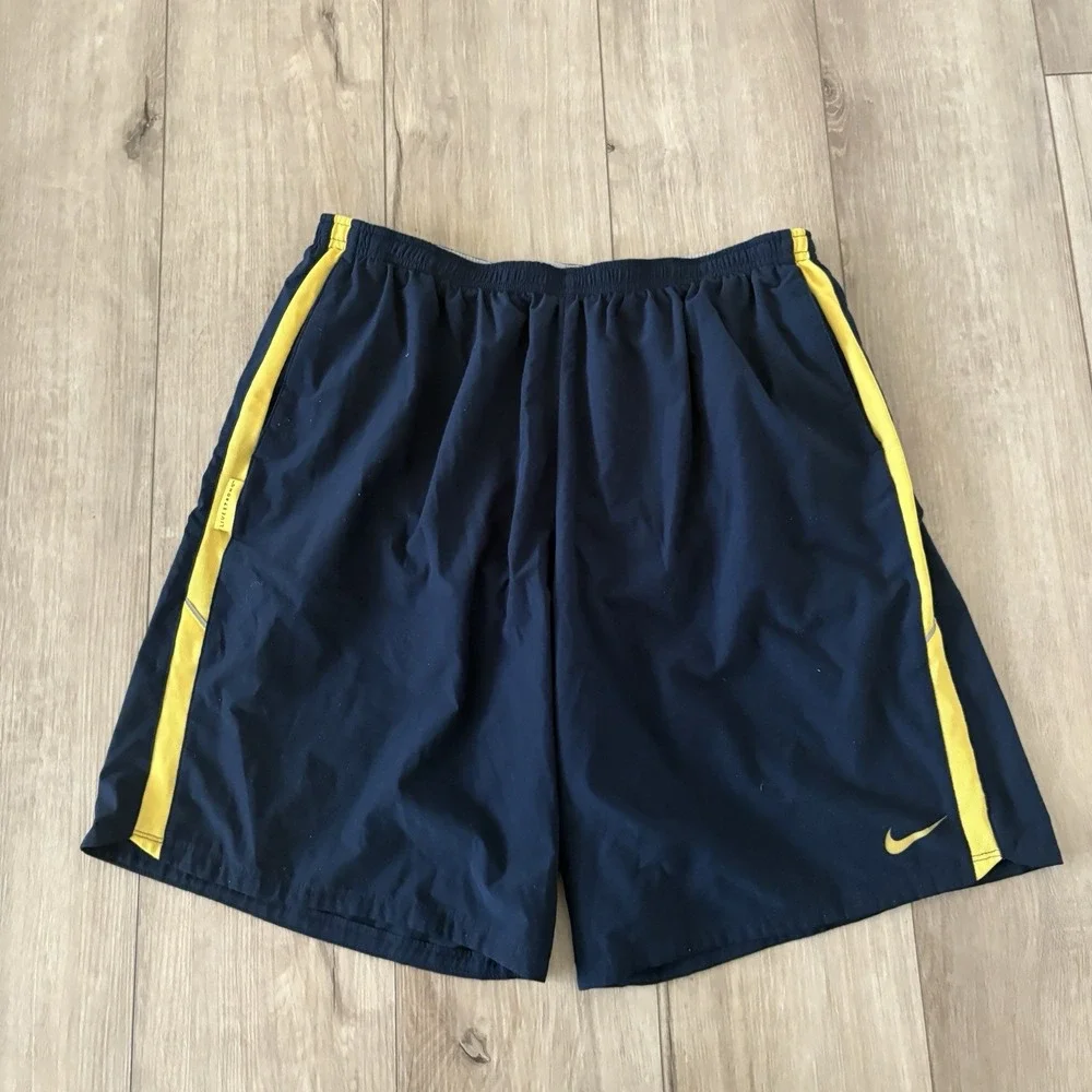 Nike Livestrong Woven Training Shorts Mens XXL Black Dri Fit Lined Stretch
